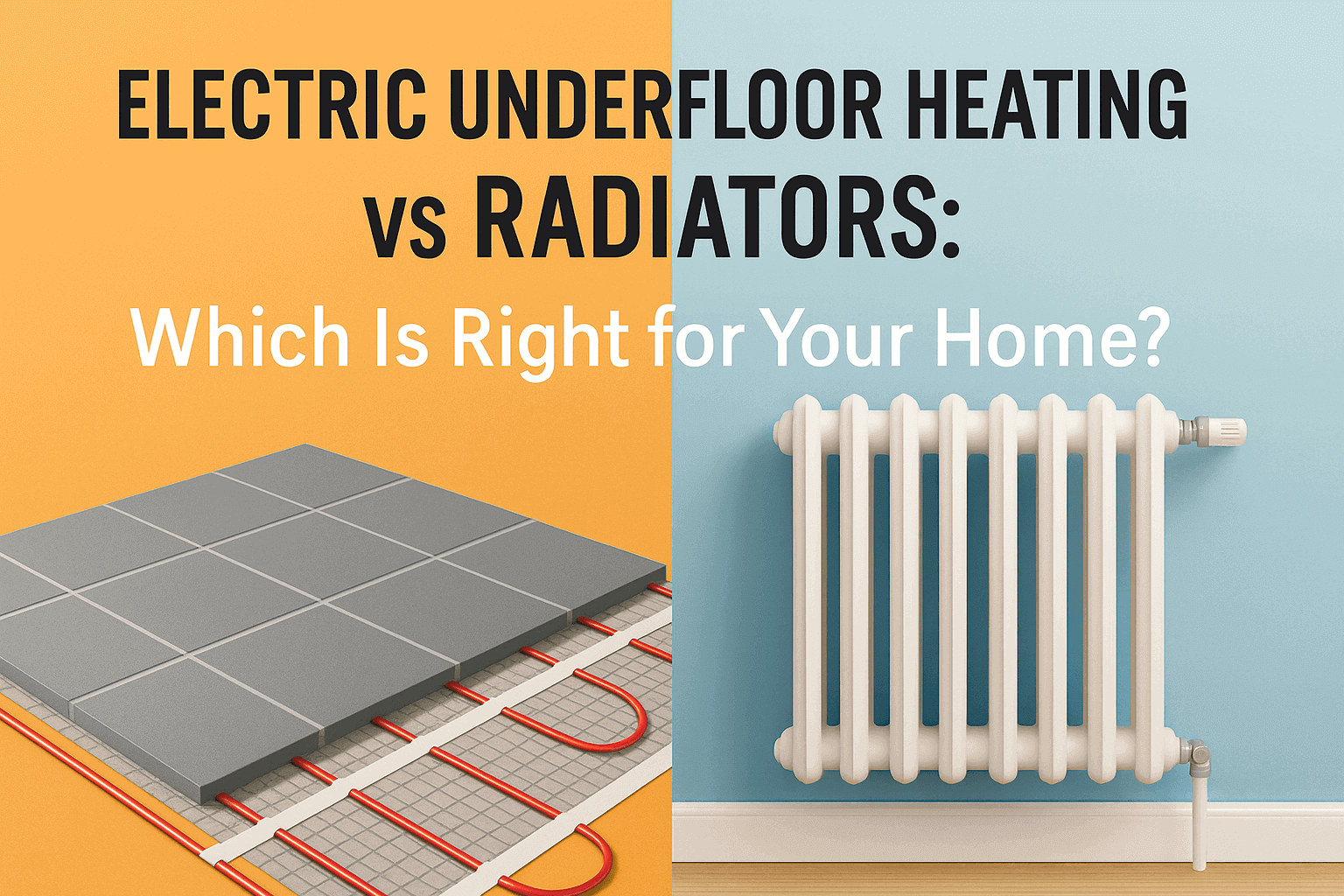Electric Underfloor Heating vs Radiators - CMD Online