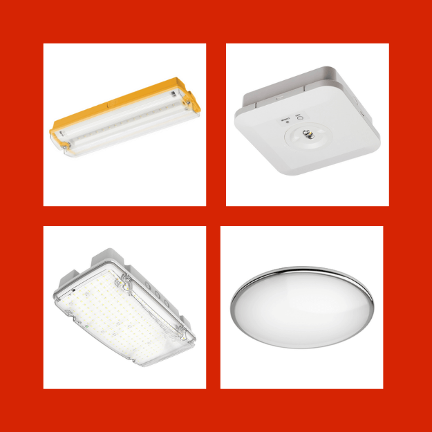 LED Emergency Bulkheads | Red Arrow and BLE | CMD Online