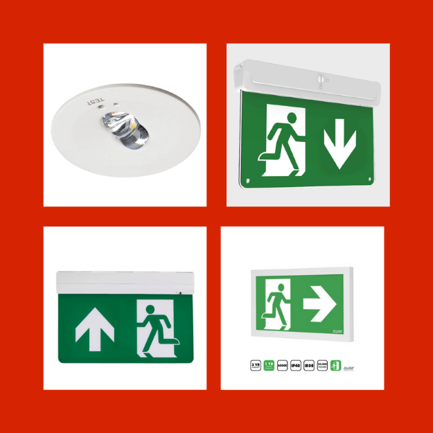 LED Recessed Emergency | Red Arrow and BLE | CMD Online