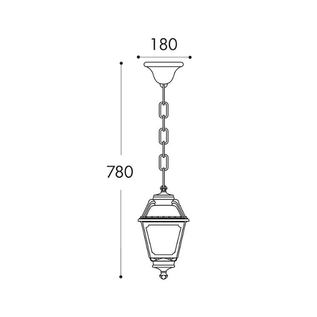Fumagalli MARY SICHEM Small Chain Lantern Product Dimension