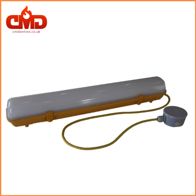 2ft 20w LED 110V Non-Corrosive Fitting - IP65 c/w 1m flex. - CMD Online