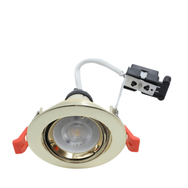 Brass - Hoop Plus Tilt GU10 Downlights - Die Cast IP20