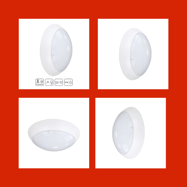 LED Anti Ligature Bulkhead | Red Arrow | CMD Online