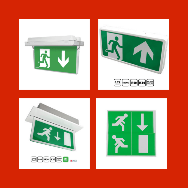 LED Emergency Slave Exit Sign | BLE | CMD Online
