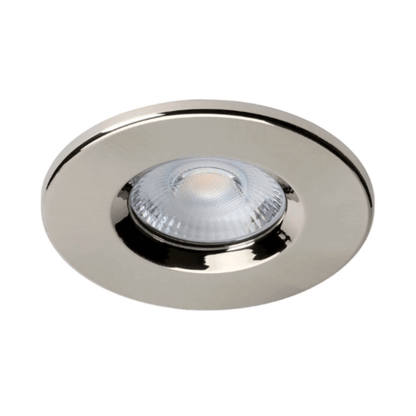 Satin Chrome Bezel Red Arrow Stellar Smart - Smart Controlled Fire Rated Downlight, IP65