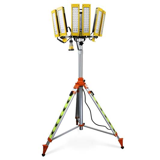 Red Arrow 360 Degree High Lumen Tower Light, 110V, 3M TRIPOD - TWL360-600