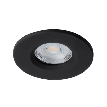 Black Bezel Red Arrow Stellar Smart - Smart Controlled Fire Rated Downlight, IP65