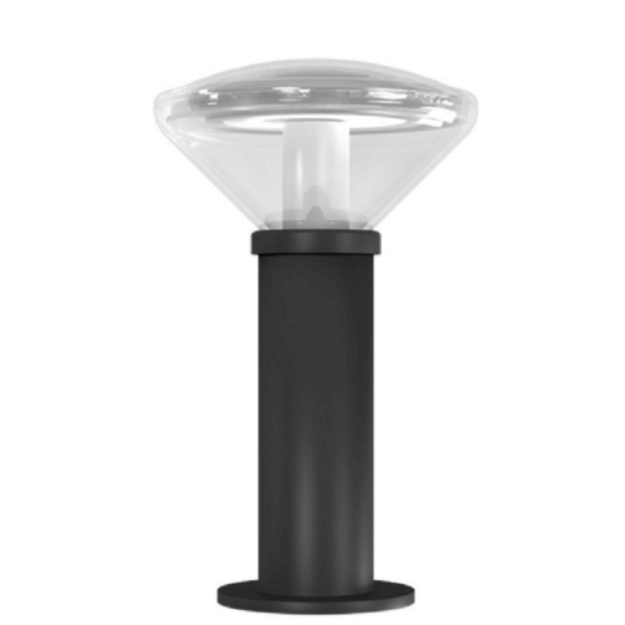 ASBAC Portland Solar Bollard 450mm Flange Mount