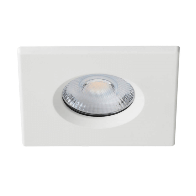 White Square Bezel Red Arrow Stellar Smart - Smart Controlled Fire Rated Downlight, IP65