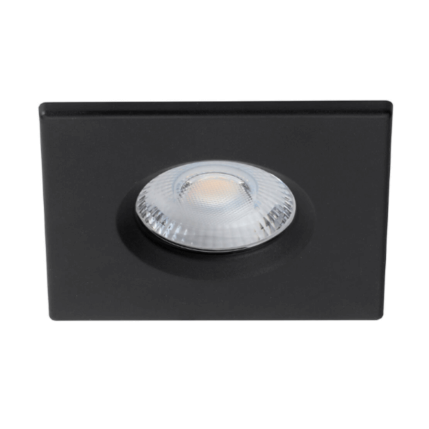 Black Square Bezel - 6w LED Fire Rated Downlight - STELLAR - Low Profile - 3CCT - Bezel Attachments