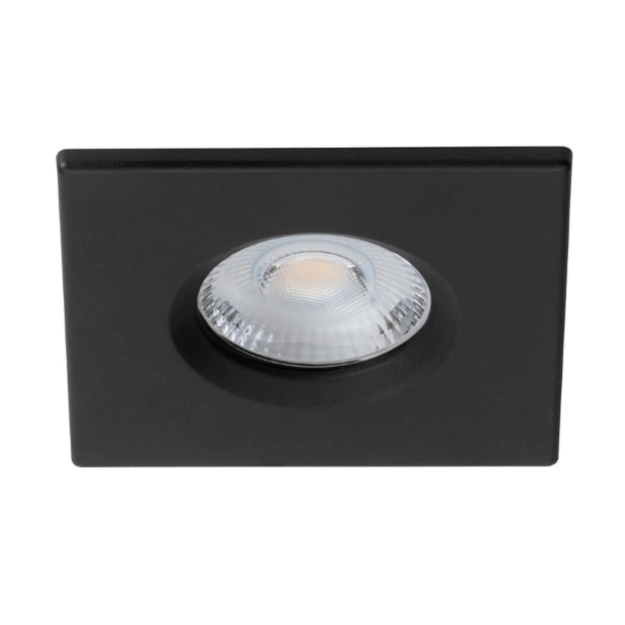 Black Square Bezel Red Arrow Stellar Smart - Smart Controlled Fire Rated Downlight, IP65