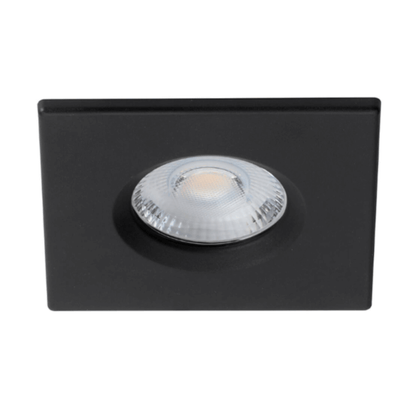 Black Square Bezel Red Arrow Stellar Smart - Smart Controlled Fire Rated Downlight, IP65