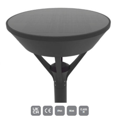 ASBAC Hampstead Solar Post Top Product Features