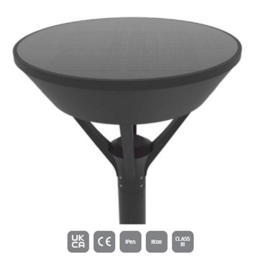 ASBAC Hampstead Solar Post Top Product Features
