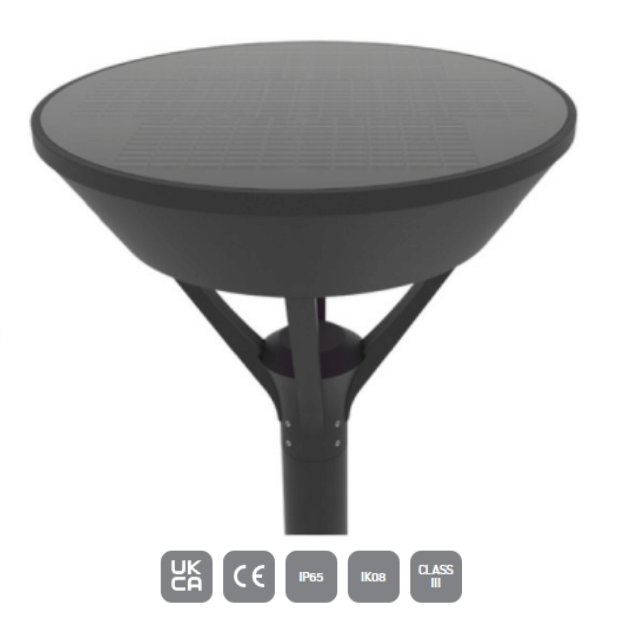 ASBAC Hampstead Solar Post Top Product Features