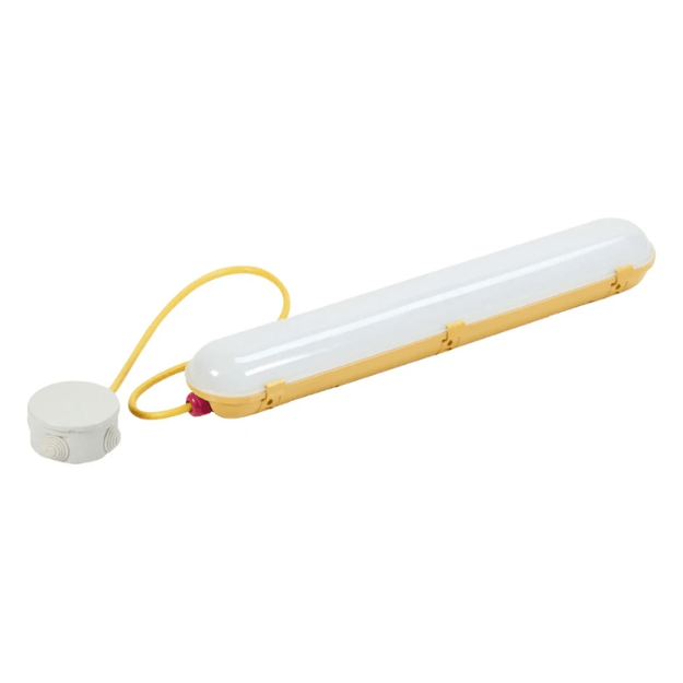 3 Hr Emergency Pre Wired Briticent LED 110v Non-Corrosive Fitting, Site Lighting, IP65, 2ft BI4120