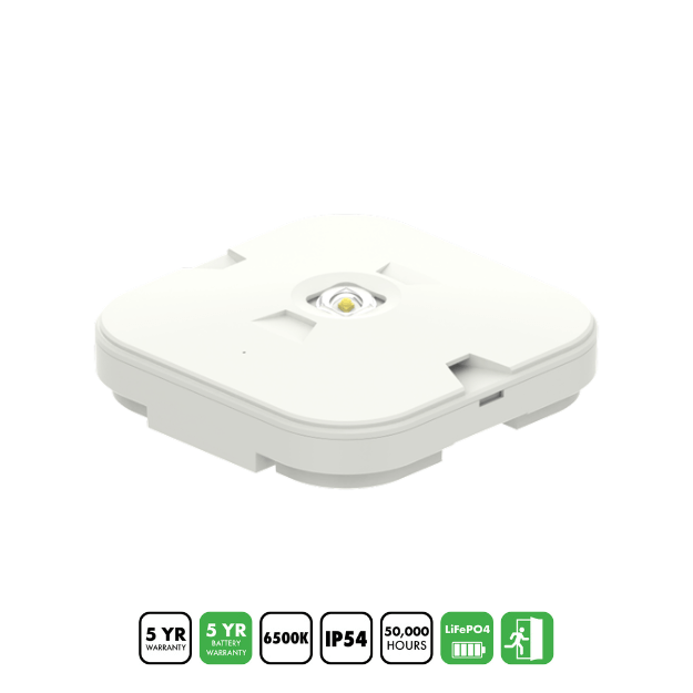 BLE HEELEY Square LED Emergency Downlight Product Features