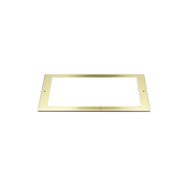BLE Hollinsend LED Emergency Recessed Bulkhead Brass Recessing Bezel