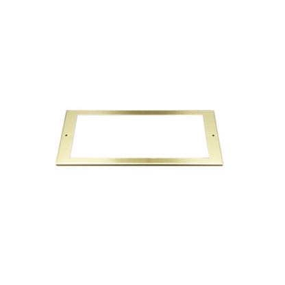BLE Hollinsend LED Emergency Recessed Bulkhead Brass Recessing Bezel