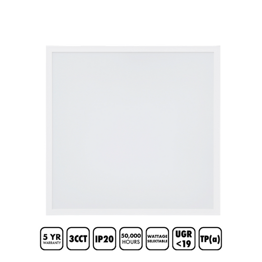 BLE Westwood LED Back-Lit Panel - IP20, 3CCT, 33W/36W/38W/40W, EL-162504 - Product Features