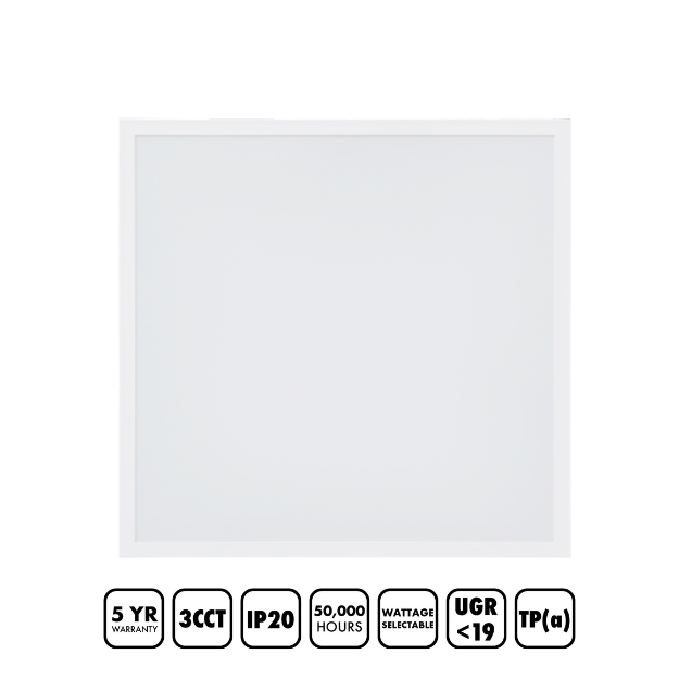 BLE Westwood LED Back-Lit Panel - IP20, 3CCT, 33W/36W/38W/40W, EL-162504 - Product Features