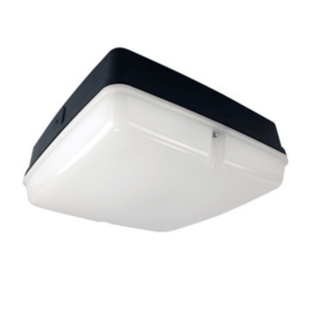BLE Whirlow LED Square Amenity Light Black Opal Diffuser