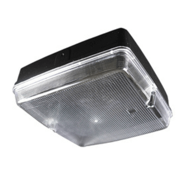 BLE Whirlow LED Square Amenity Light Black Prismatic Diffuser