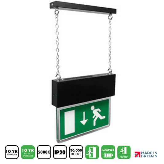 BLE Bingham LED Hanging Exit Sign Product Features