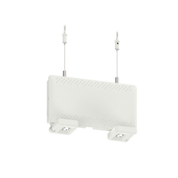 BLE Devonshire LED Emergency Twin Spot - EL-142151 - IP65, IK07, LiFePO4 Battery, Square Heads