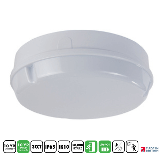 BLE Endcliffe LED Circular Amenity Light Product Features