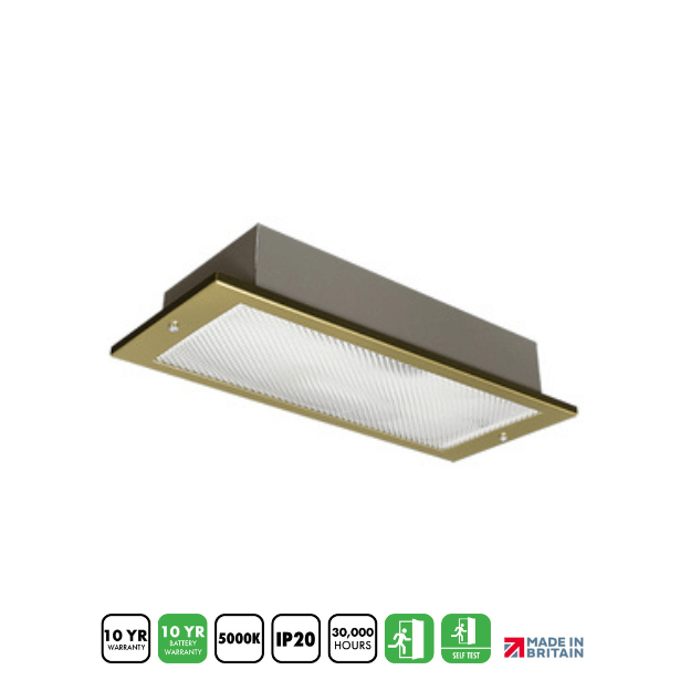 BLE Hollinsend LED Emergency Recessed Bulkhead Product Features