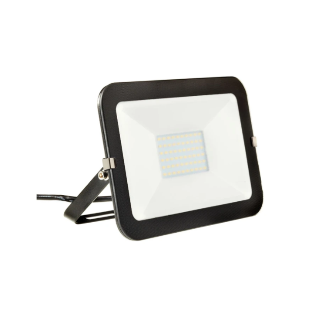 BR3533 Brackenheath iSpot II Frameless LED Floodlights - IP65, 220-240V, 4000K Black Frame 50W