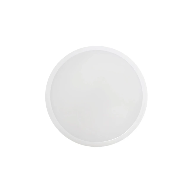 Brackenheath 12-15-18-22W Power Selectable CCT3 IP65 Spectra Bulkhead with Microwave Sensor 220-240V White