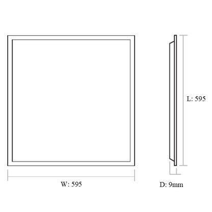 Red Arrow Bastion TP(b) LED Panel - Dimensions