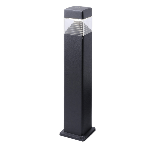 Black Ester 800 10W GX53 CCT LED Bollard Light