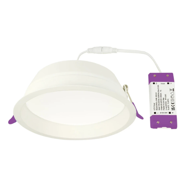 Brackenheath CCT3 Commercial Downlight Media IP44 Downlight White 220-240V