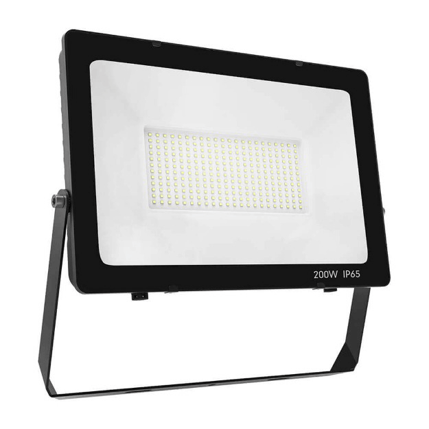 Red Arrow COMET Slim Floodlights IP65 PIR, Photocell, Prewired, U-bracket, 230v 200W Close Up