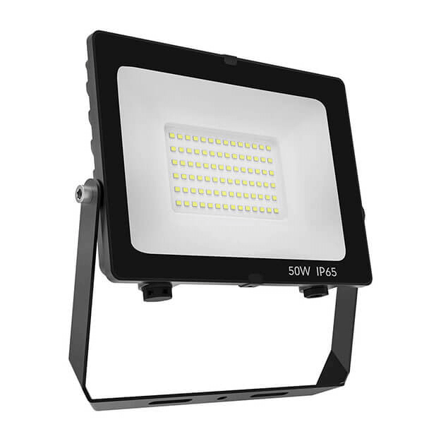 Red Arrow COMET Slim Floodlights IP65 PIR, Photocell, Prewired, U-bracket, 230v 50W Close Up