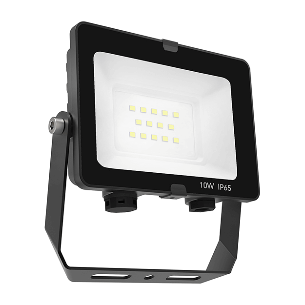 Red Arrow COMET Slim Floodlights IP65 PIR, Photocell, Prewired, U-bracket, 230v 10W Close Up