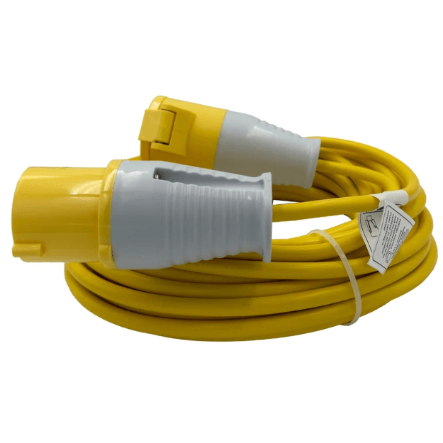 CONNEXION ELECTRICAL 1.50mm Cable 16 Amp Plug and Coupler - IP44, 110V, 50-60Hz, 10801