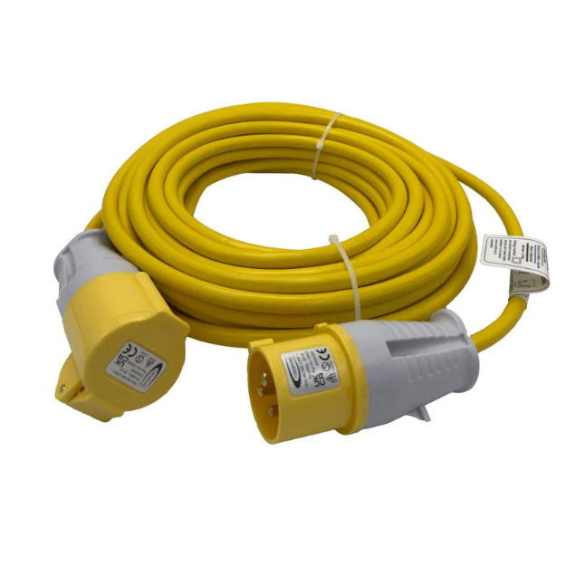 CONNEXION ELECTRICAL 2.50mm 16A Plug and Coupler - IP44, 110V, 50-60Hz, 10802