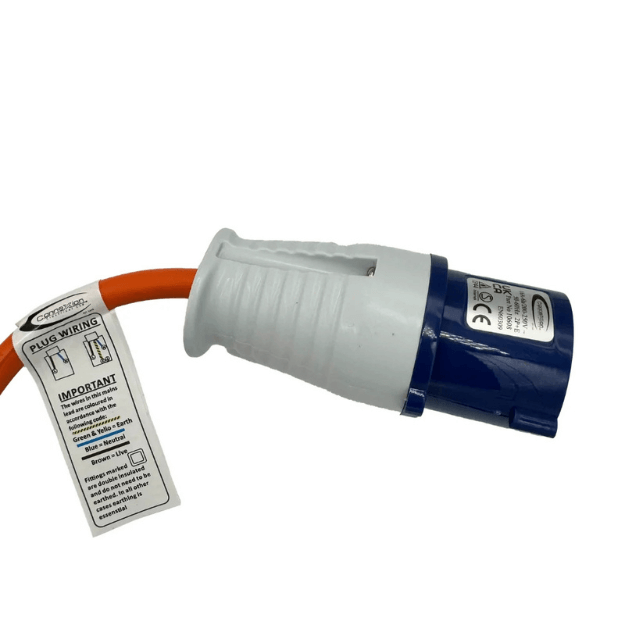 CONNEXION ELECTRICAL 25m Caravan Extension Lead Orange Cable - IP44, 240V, 10749