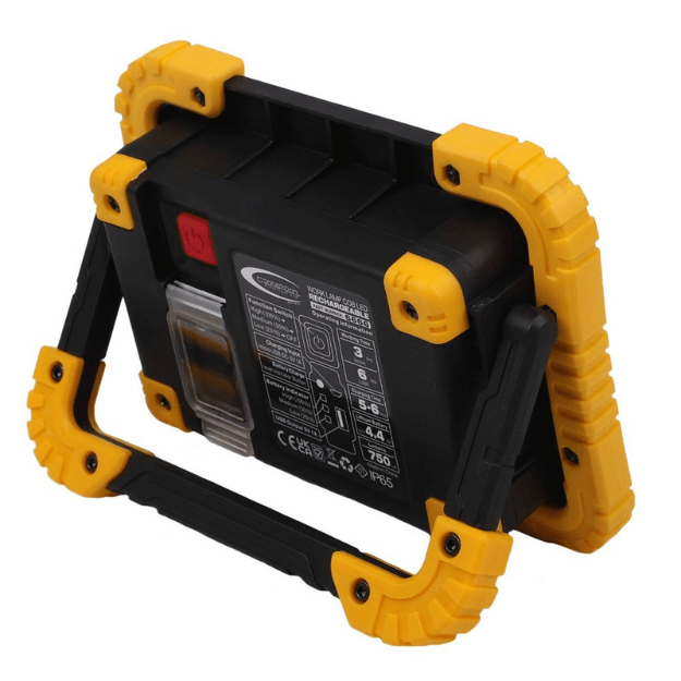 CONNEXION ELECTRICAL COB Rechargeable LED Light - 10W, IP54, 6500K, 6666