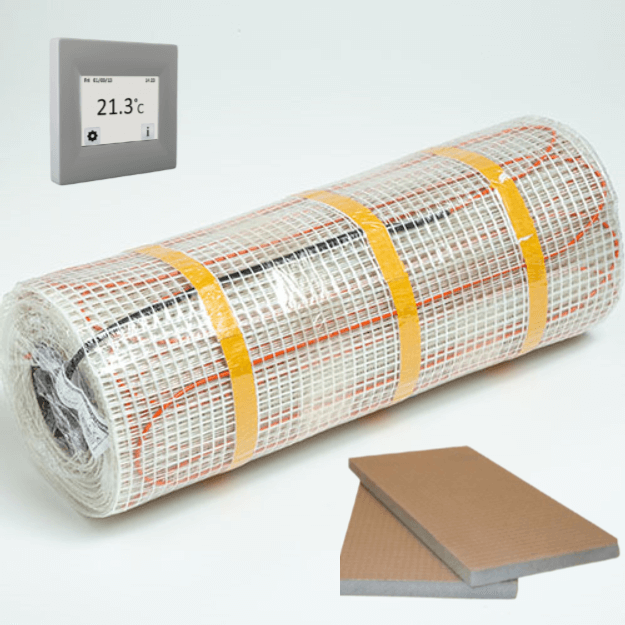 Heating Cable Mat FLEXEL Premium ECOFLOOR Underfloor Heating Cable Mat Kit - CMD Online