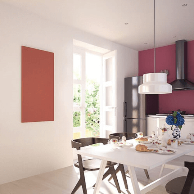 FLEXEL ECOSUN GS Frameless Glass Far Infrared Heating Panel - Kitchen Install
