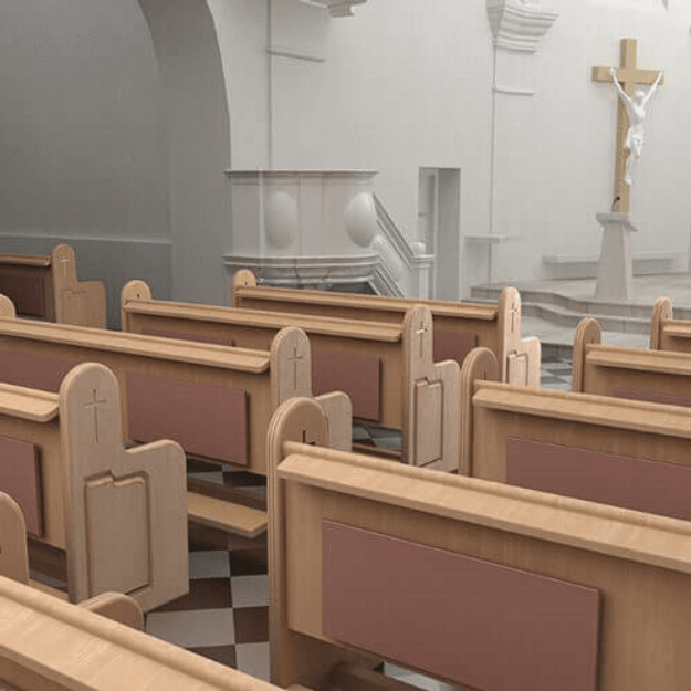 FLEXEL ECOSUN K+ Under Desk Far Infrared Heating Panel - Church Pews