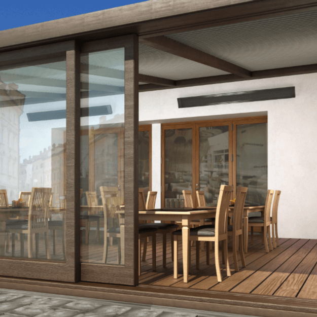 FLEXEL ECOSUN TH High Output Far Infrared Space Heater - Conservatory
