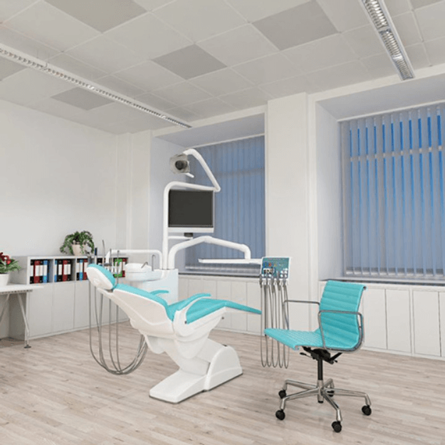 FLEXEL ECOSUN UB - Far Infrared Heating Panel - Radiant Ceiling Cassette - Installed in Surgery