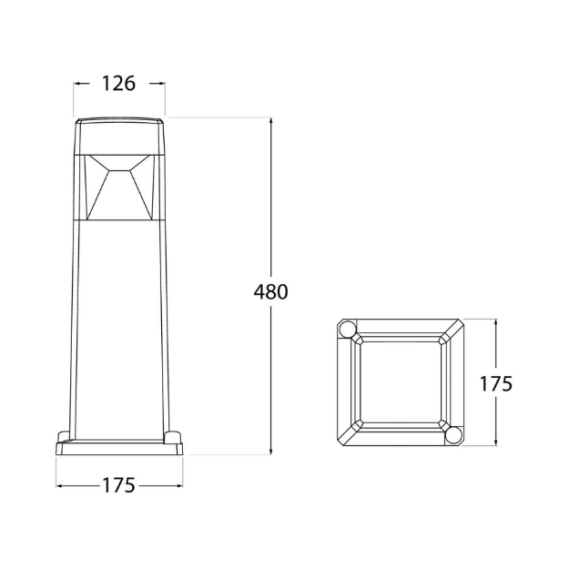 Elisa 500 Product Dimension