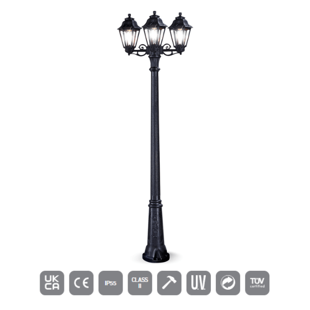 Fumagalli ANNA GIGI-BISSO TRIPLE Lamp Post Product Features